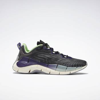 Reebok Zig Kinetica II Cierne / Fialove - Damske Casual Obuv